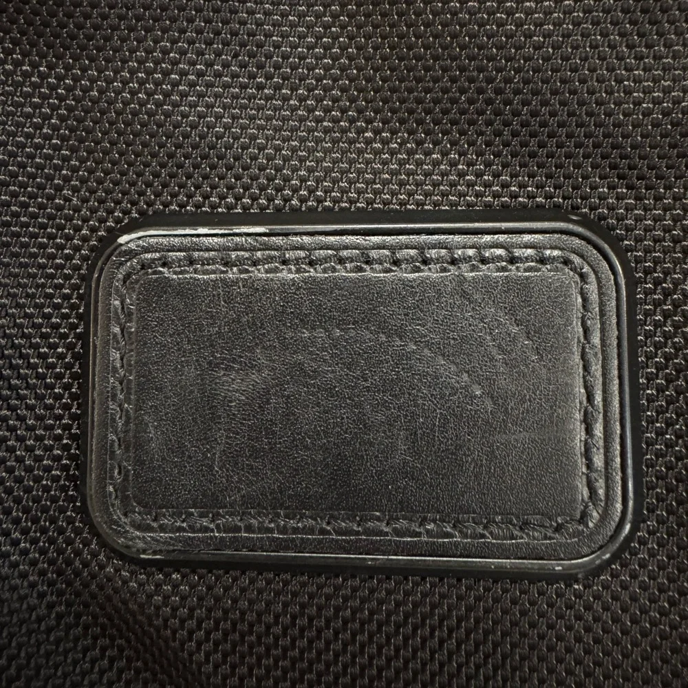TUMI Alpha 2 Large Soft Travel Satchel in Black Bag